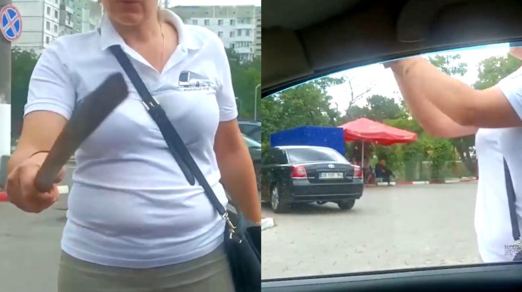 VIDEO Cu ranga contra telefonului: O femeie i-a spart alteia oglinzile de la mașină. Ce spune Poliția?