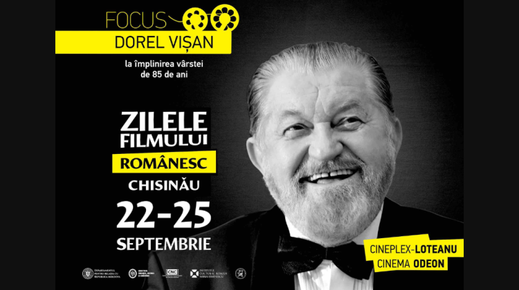 FOTO, VIDEO Actorul Dorel Vişan, invitatul special al Zilelor Filmului Românesc la Chişinău!