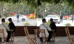 VIDEO Fapta rușinoasă a unui șofer: A intrat cu mașina pe havuzul din Parcul „La Izvor”