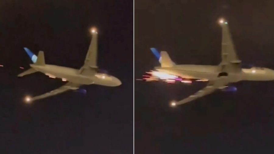 VIDEO Clipe de coșmar pentru sute de pasageri! Aeronava lor a început să se dezintegreze în aer