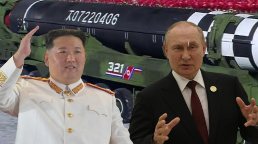 FOTO Probat? Kim îi vinde lui Putin arme pentru frontul din Ucraina. Americanii au prezentat dovezi