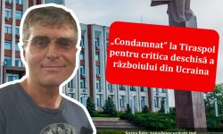 Separatiștii transnistreni preiau practica rușilor. Au încarcerat un activist pentru că criticat războiul din Ucraina