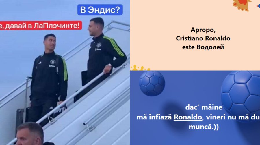 FOTO, VIDEO Legătura dintre Ronaldo, alertele cu bombă și cetățenia română. Competiție de meme-uri între moldoveni
