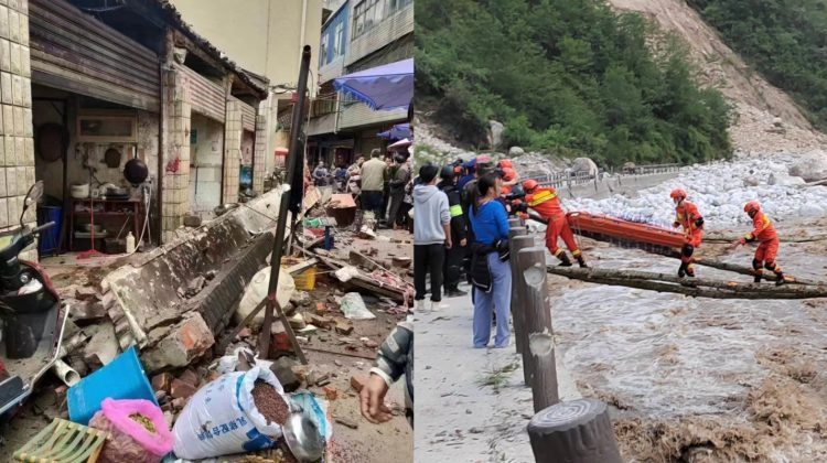 FOTO, VIDEO Oameni scoși de sub ruine și case distruse. Cel puțin 65 de morți după un cutremur devastator în China