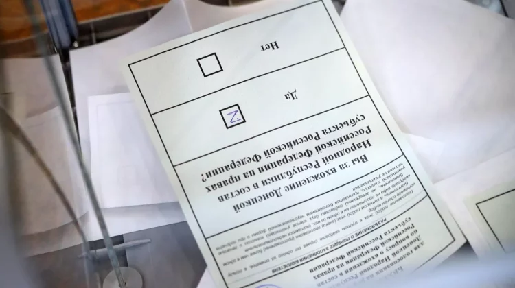 Stop vot. Așa numitul referendum din DNR, LNR, Zaporojie și Herson, încheiat. Presa rusă anunță rezultatele preliminare