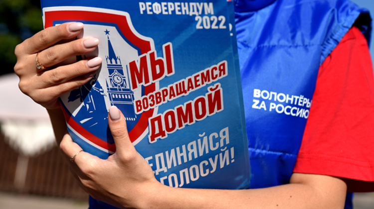 VIDEO Primele imagini de la referendumurile din Donețk, Lugansk, Herson și Zaporojie