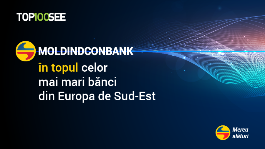 Moldindconbank, în topul celor mai mari bănci din Europa de Sud-Est