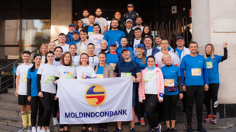 Moldindconbank a participat la Chișinău Big Hearts Marathon cu cea mai numeroasă echipă de până acum