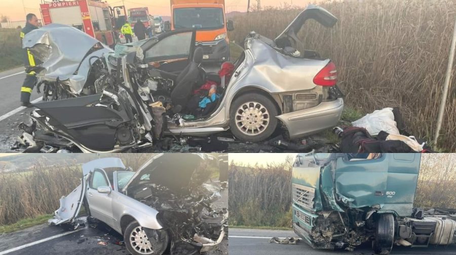 FOTO, VIDEO A pierdut controlul. Despre accidentul din România în care a murit un moldovean, altul fiind în stare gravă