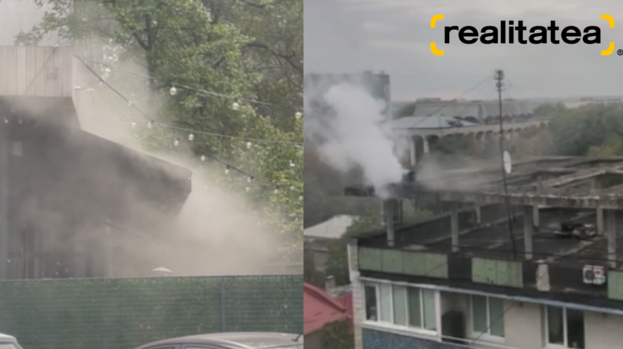 VIDEO Incendiu într-un restaurant din Capitală! Ce spun pompierii
