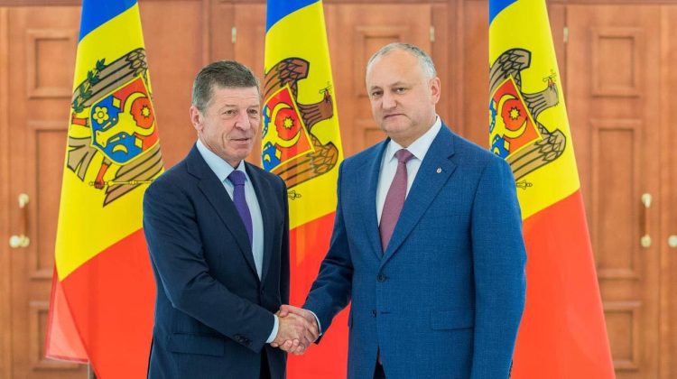 Dodon, mesaj de felicitare adresat lui Dmitri Kozak: A contribuit la menținerea parteneriatului dintre Moldova și Rusia