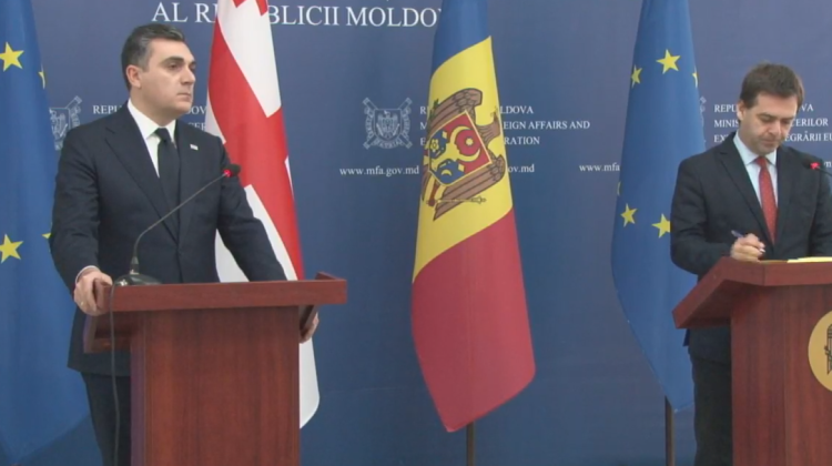 VIDEO Șeful diplomației de la Tbilisi, în vizită la Chișinău. Ce a discutat cu Nicu Popescu?
