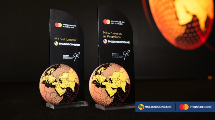 Mastercard a premiat Moldindconbank pentru întâietatea pe piața cardurilor din Moldova