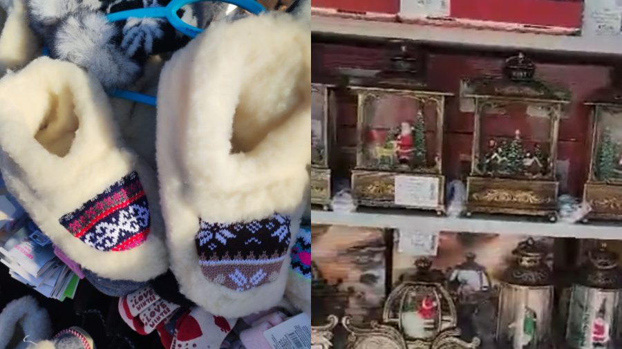 FOTO, VIDEO Pregătirile pentru Crăciun au început din noiembrie la Piața Centrală. Cât costă primele accesorii expuse?