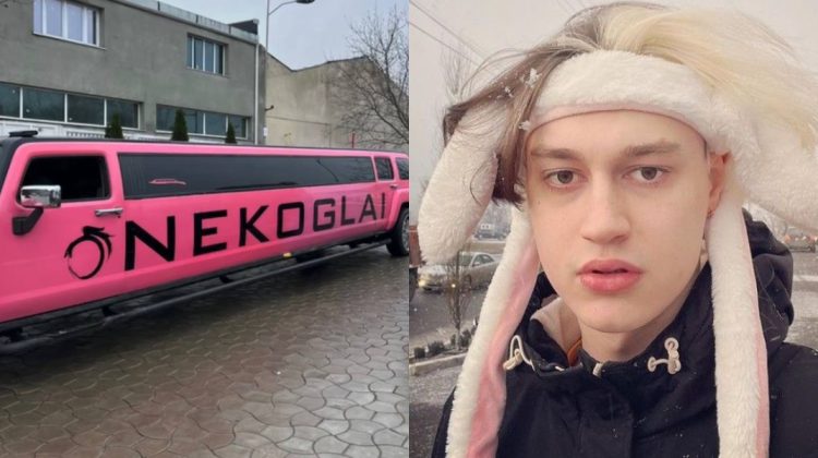 FOTO, VIDEO Deportat, dar viu! Bloggerul Nekoglai a ajuns la Chișinău: L-a întâlnit o luxoasă limuzină roz