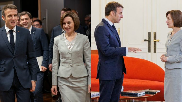 „Dragă Maia” și „mulțumim domnule președinte Macron”. Schimb de politeți pe Twitter între Sandu și liderul francez