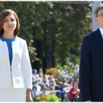 Maia Sandu și Igor Grosu, după incursiunea dronelor în spațiul aerian al Moldovei: „Condamnăm acest război”