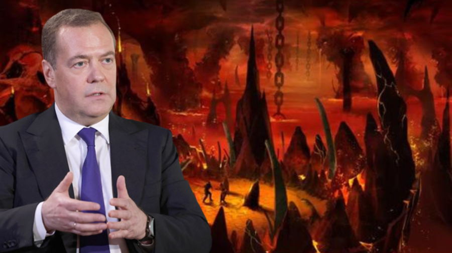 Medvedev, din nou în delir: Scopul sacru este să oprim conducătorul suprem al iadului – Satana, Lucifer sau Iblis