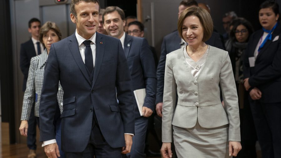 Sandu a discutat cu Macron. Franța sprijină Moldova în contextul „încercărilor de destabilizare din partea Rusiei”