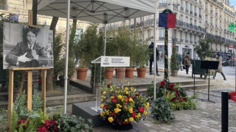 Recunoaștere și onoare! Parisul a inaugurat piața George Enescu