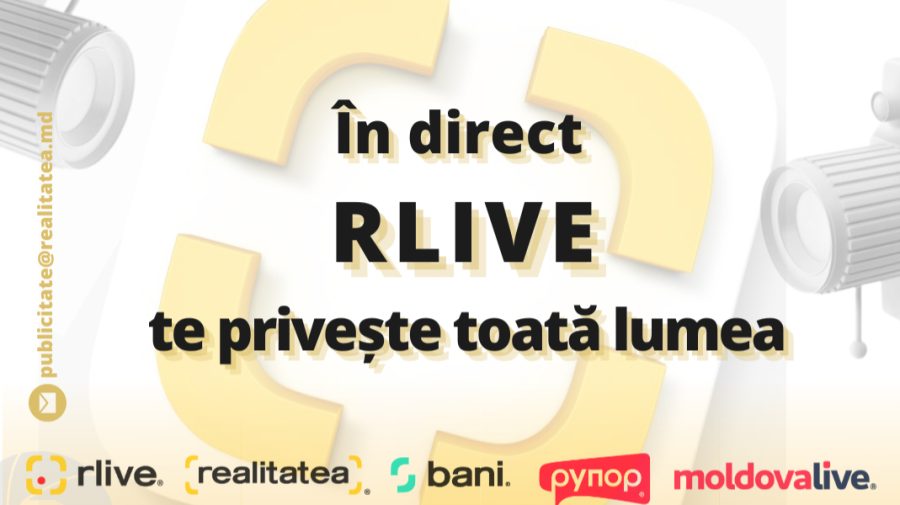 Evenimentul tău pe RLIVE: transmisiune la TV + 12 platforme online + Social media + Știre