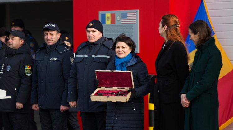 FOTO În raionul Ștefan Vodă a fost inaugurată o nouă unitate de salvatori și pompieri. Vezi cum arată