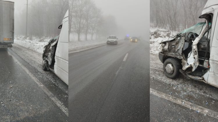 FOTO, VIDEO cu impactul de la Rublenița: Șase vehicule avariate. Poliția dezvăluie cauza impactului