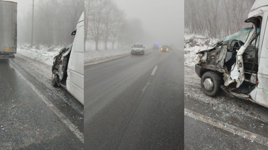 FOTO, VIDEO cu impactul de la Rublenița: Șase vehicule avariate. Poliția dezvăluie cauza impactului