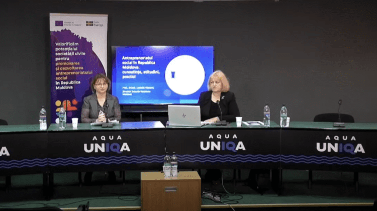 Rezultatele studiului „Cunoștințe, atitudini și comportamente în domeniul antreprenoriatului social din Moldova”