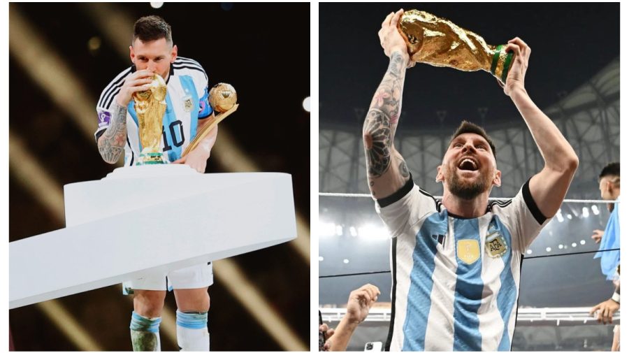 FOTO Nu se desparte de cupă nici în somn! Vezi unde ține Messi trofeul de la Campionatul Mondial de Fotbal