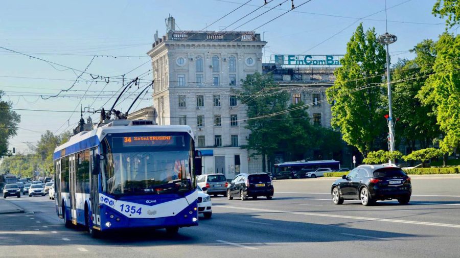 În atenția călătorilor din comuna Trușeni! Cum va circula astăzi troleibuzul nr. 34