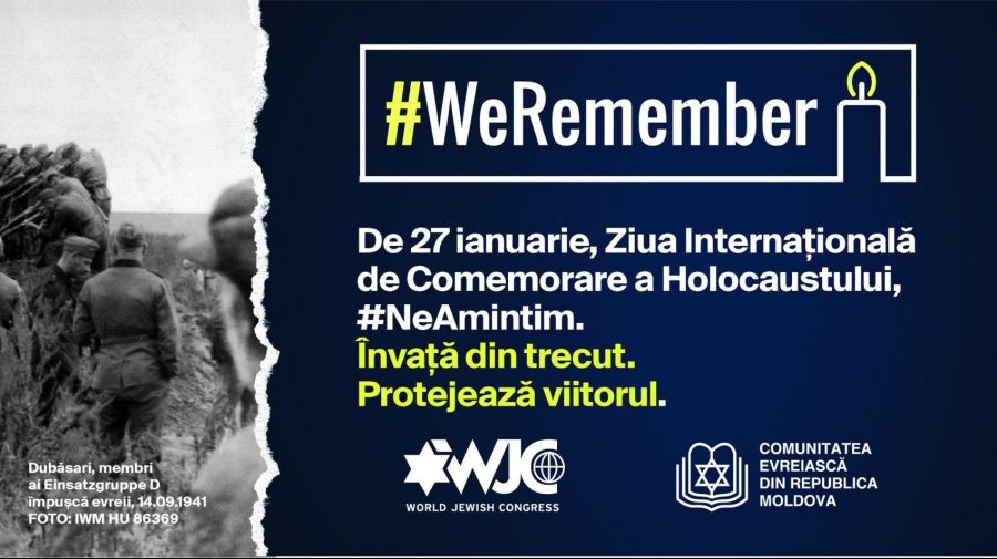 În Moldova se desfășoară săptămâna Memoriei dedicate comemorării victimelor Holocaustului