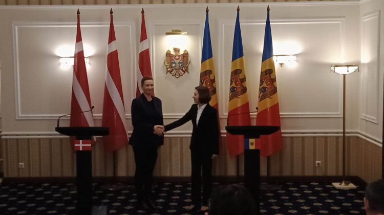 VIDEO „Welcome to Chișinău!” Maia Sandu a primit-o la Reședința de Stat pe prim-ministra Danemarcei
