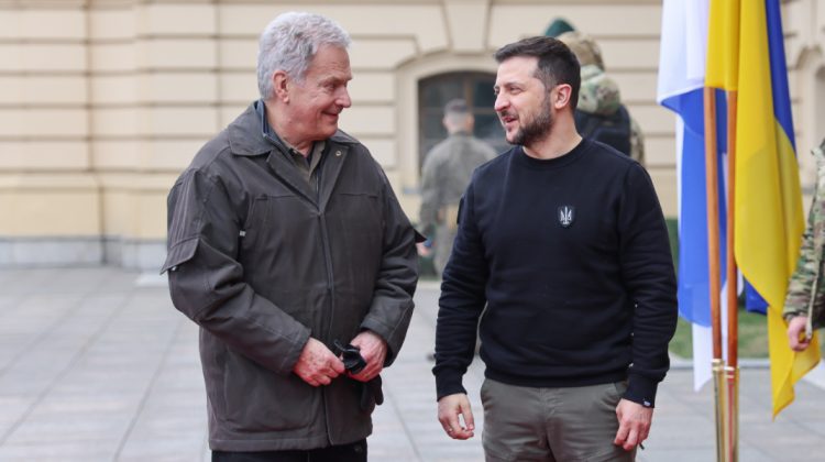 Zelenski a dat mâna cu Președintele Finlandei. Liderul de la Helsinki a ajuns azi la Kiev