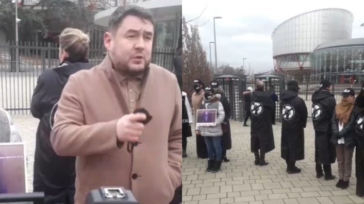 VIDEO Jurnaliștii moldoveni de la posturile TV suspendate s-au plâns și în fața CEDO