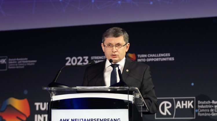 Grosu, discurs la Recepția de Anul Nou 2023, organizată de AHK România: Putem ajunge în rând cu economiile țărilor UE