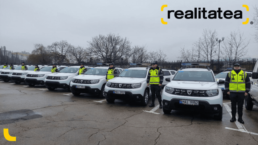 FOTO, VIDEO IGP și-a înnoit parcul auto! Câte mașini a primit din partea UNHCR și a Ambasadei SUA