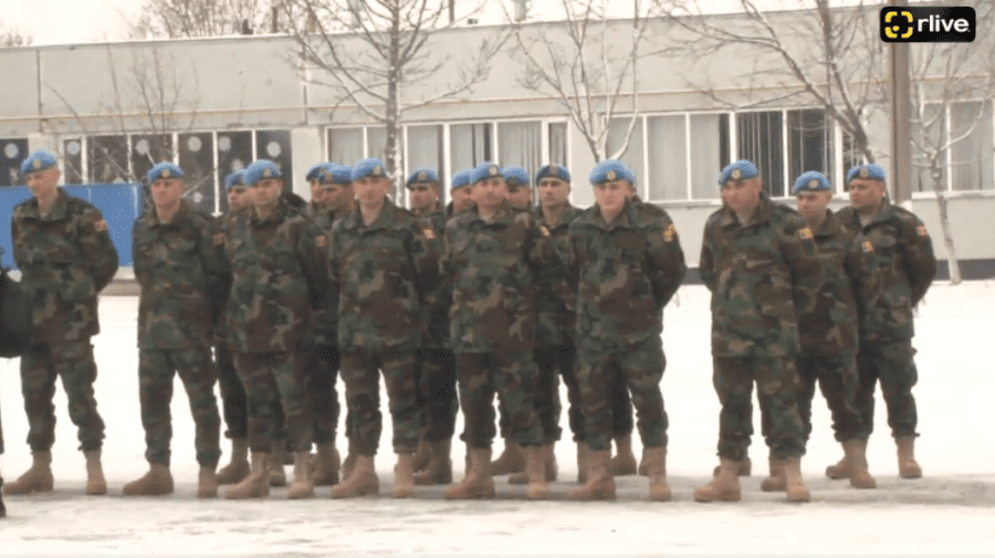 VIDEO Vor reveni acasă peste șașe luni! 41 de militari ai Armatei Naționale au fost detașați în misiunea din Kosovo