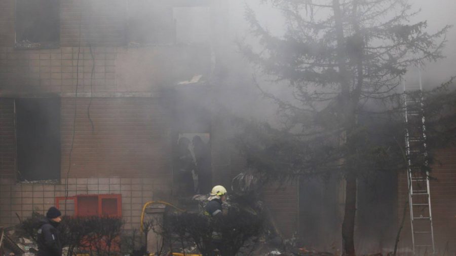 Kievul face dezvăluiri: Unde urma să ajungă ministrul de Interne cu elicopterul care s-a prăbușit?