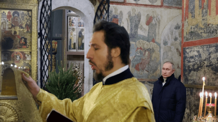 Preotul care a oficiat slujba de Crăciun pentru Putin este originar din Bălți