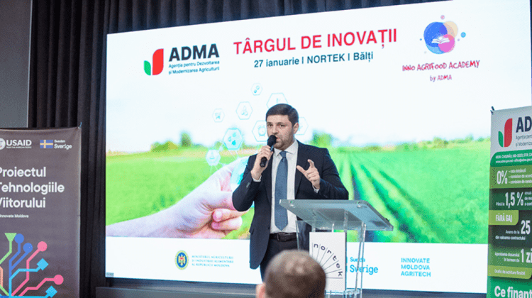 VIDEO Cele mai noi tehnologii digitale din domeniul agricol au fost prezentate la Bălți, în cadrul Târgului de Inovații