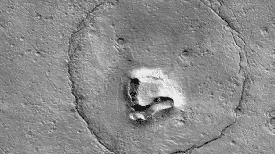 Imagini inedite! NASA a descoperit un „urs” pe Marte