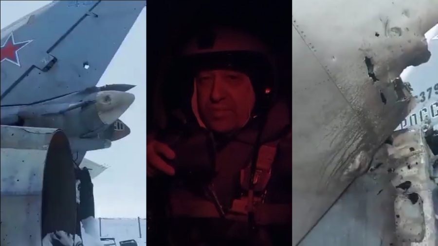 VIDEO N-a fost să fie! Ucrainenii au doborât aeronava din care Prigojin l-a invitat pe Zelenski la duel aerian