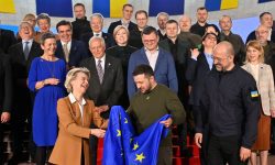 FOTO, VIDEO La Kiev se scrie istorie! Cum decurge summitul UE-Ucraina, la care participă von der Lyen, Michel și Borell