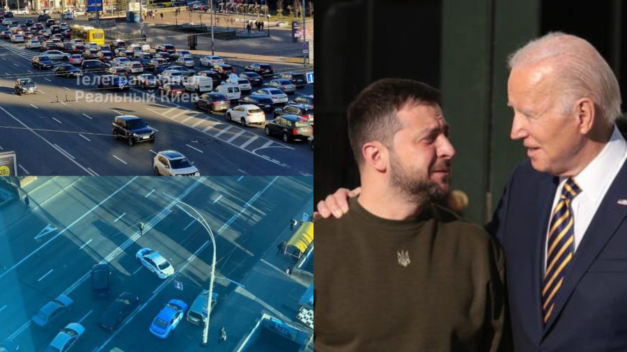 FOTO, VIDEO Biden la Kiev! Capitala ucraineană – blocată, iar ambasada americană și-a sporit securitatea
