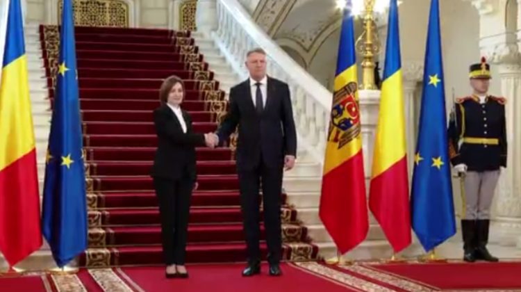 VIDEO Vizita la București a început! Sandu și Popescu, întâmpinați la Otopeni. Președinta a ajuns la Cotroceni