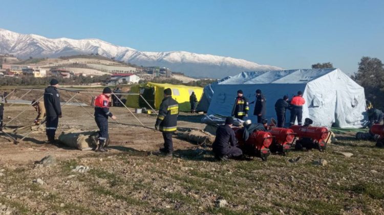 FOTO Prin frig și viscol, salvatorii moldoveni au ajuns în provincia turcă Hatay! Vor activa neîntrerupt 24 din 24