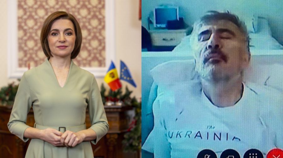 FOTO Sandu, îngrijorată de starea lui Saakashvili. Ucrainenii sunt pregătiți să îl preia pentru tratament