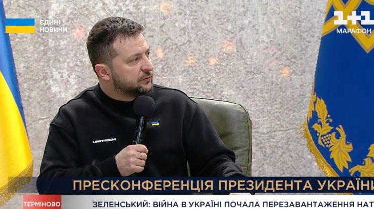 VIDEO Zelenski comentează născocirea rușilor privind posibila invazie a ucrainenilor în Transnistria