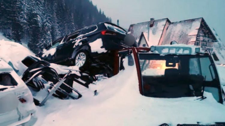 FOTO, VIDEO Iarnă grea în România! HARTA riscului de avalanșe, după ce mai multe deja s-au produs